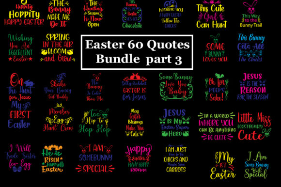 Download 60 Easter Quotes Bundle Part 3 - Easter quotes Collection