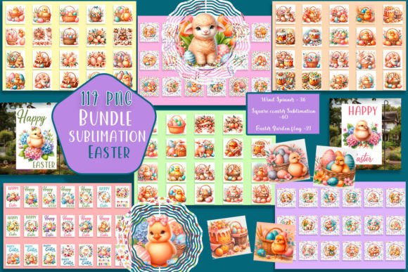 Download Easter Designs Bundle Sublimation - Easter designs Collection