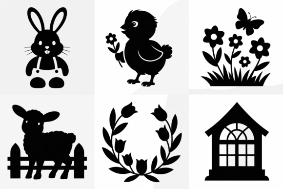 Download Easter Bunny Chick Sheep SVG Bundle - Sheep svg bundle Collection