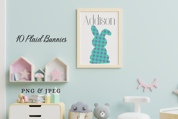 Download Plaid Bunnies Easter Designs - Easter designs Collection