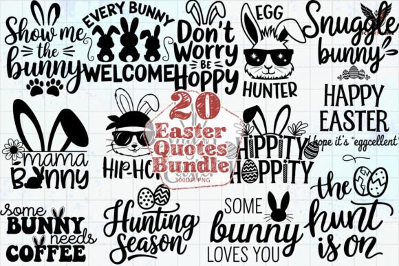 Download Easter Quotes Bundle Clipart PNG - Easter quotes Collection